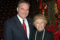 Gov. Kaine with State-wide Elector Sophie Salley.